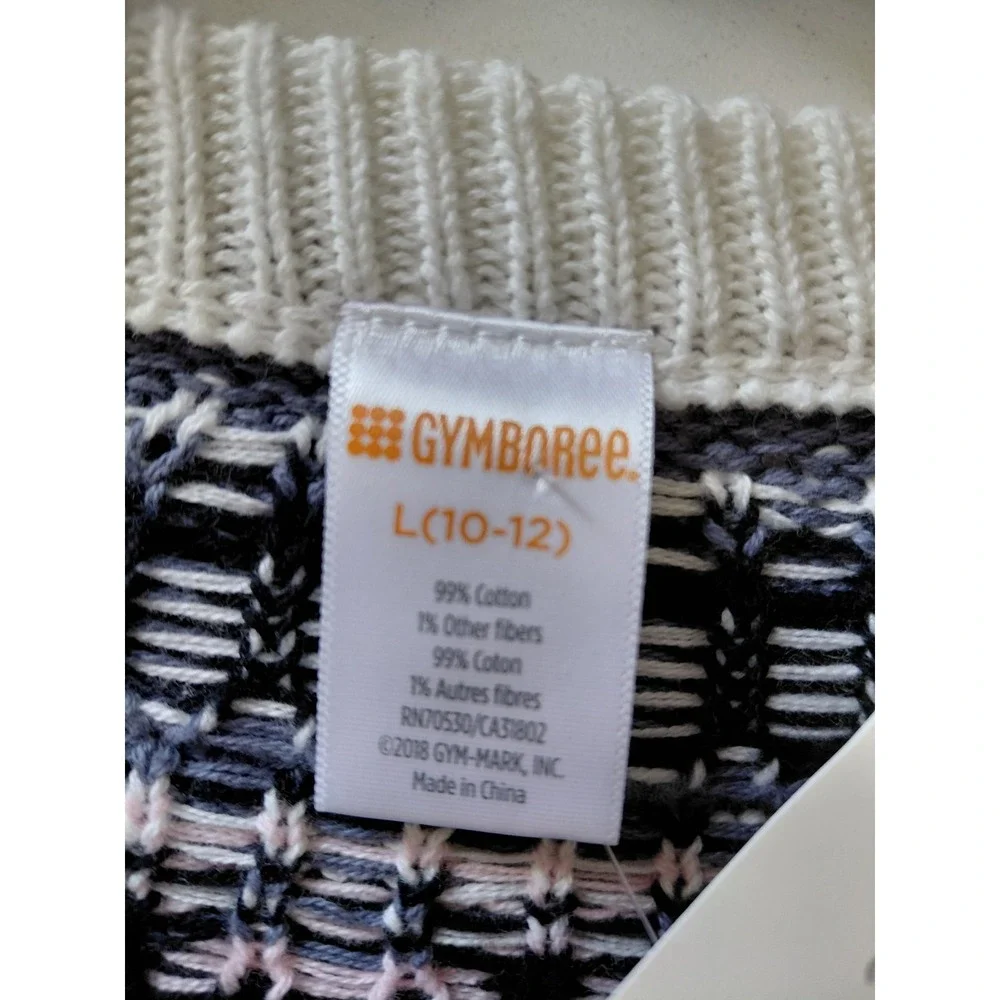 NWT Gymboree Sweater Dress Fair‎ Isle Girls Size L 10-12